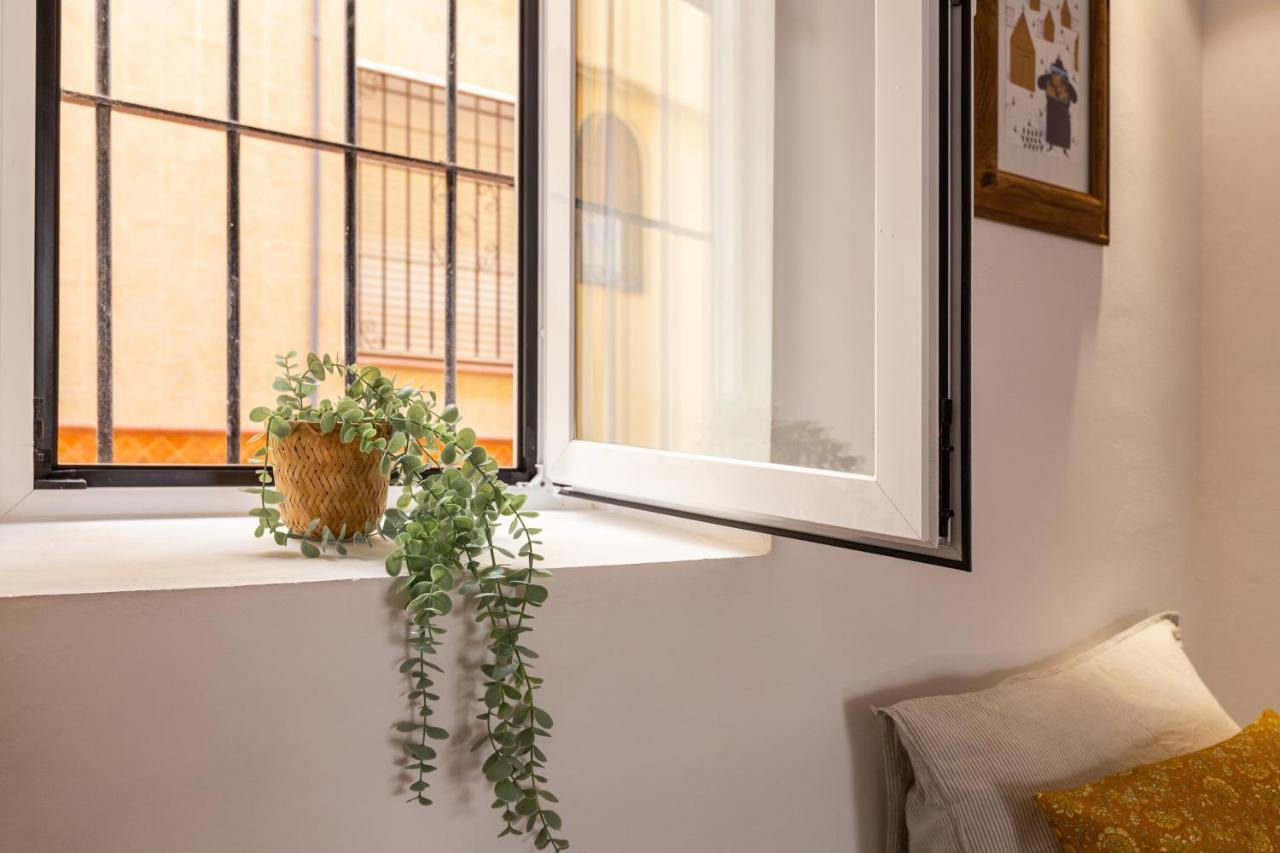 Precioso Apartamento Con Patio Y Dos Habitaciones En El Barrio De Picasso Málaga Exteriör bild